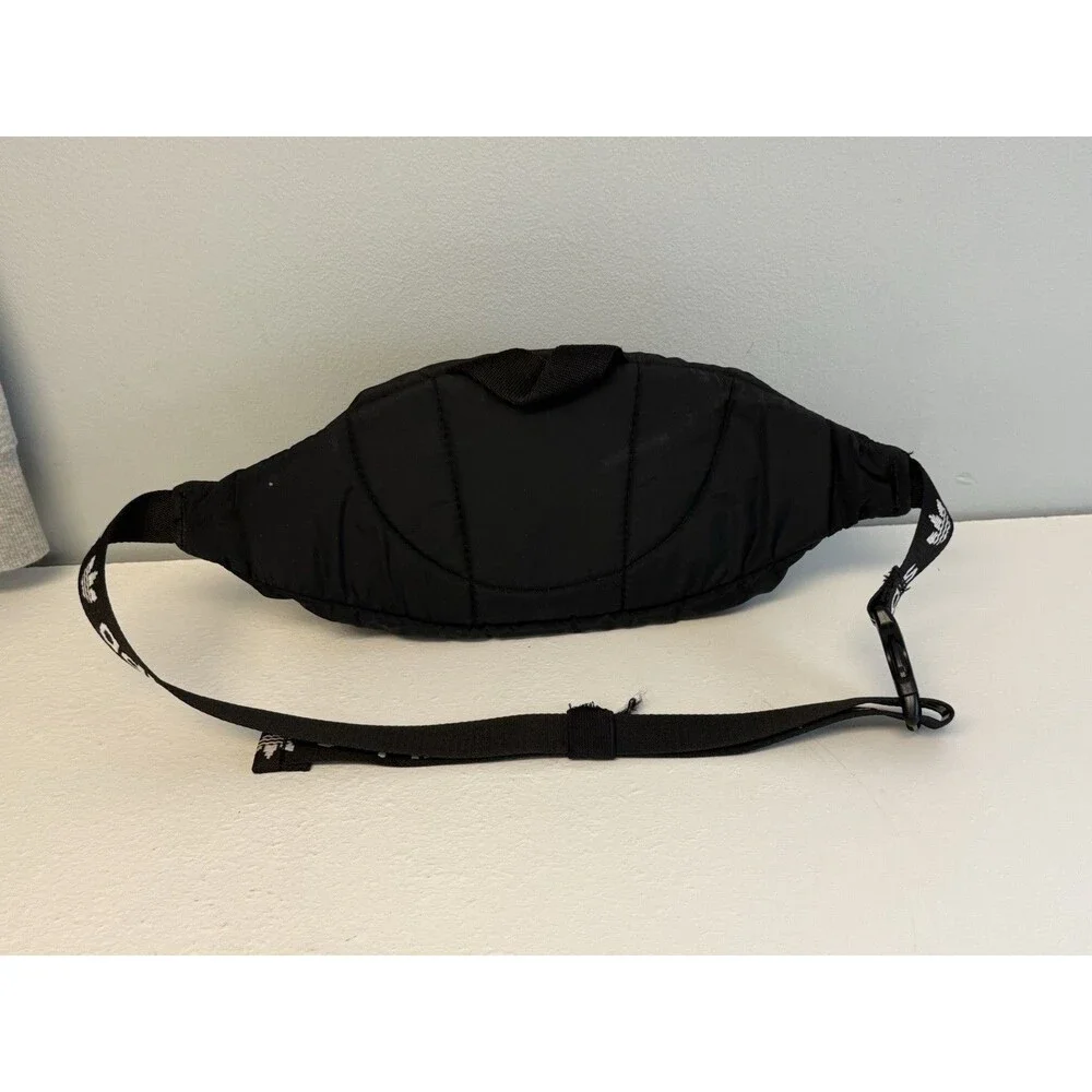 adidas Originals National Waist Pack Fanny Pack Bum Bag Black Trefoil Logo